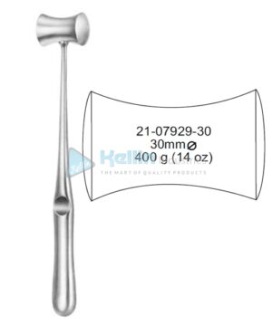 Williger Bone Mallets 400g, 30mm, (14 oz) 24cm/9½"