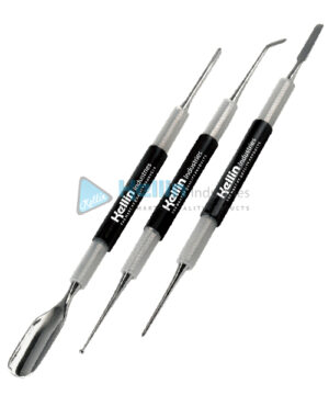 Professional Latte Art Set Of 3 Pieces Double End Stainless Steel With Silicon & Aluminium Handle