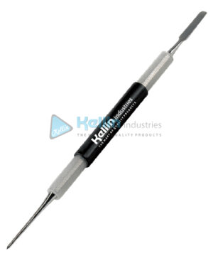 Professional Barista latte art tools knob/hook Double End Stainless Steel With Silicon & Aluminium Handle