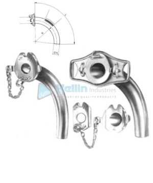 Trachea Tube ØA11 L 80 R 41.5 , Fig. 3