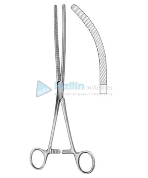 Doyen Intestinal Clamps Forceps BJ Curved 23cm/9"