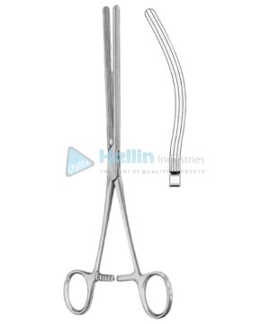 Kocher Intestinal Clamps Forceps BJ Curved 22cm/8¾"
