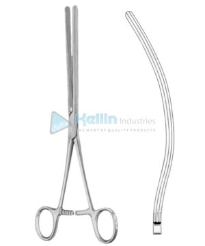 Kocher Intestinal Clamps Forceps BJ Curved 28cm/11"