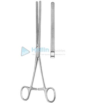 Kocher-Atrauma Intestinal Clamps Forceps BJ Straight 22cm/8¾"