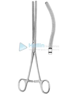 Kocher-Atrauma Intestinal Clamps Forceps BJ Curved 22cm/8¾"