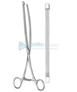 Nussbaum Intestinal Clamps Forceps BJ Straight 25cm/10"