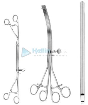 Lane Intestinal Stomach Clamps BJ Straight 30cm/12"
