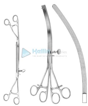 Lane Intestinal Stomach Clamps BJ Curved 30cm/12"