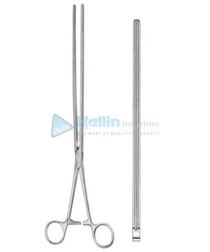 Scudder Atrauma Intestinal Forceps TC Atrauma BJ Straight 33cm/13"