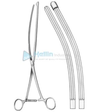 Nussbaum Stomach Clamps Forceps BJ Curved 30cm/12"