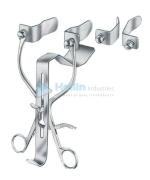 Millin Bladder Retractors Complete With Lateral and Central Blades