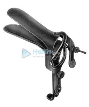 Grave Vaginal Speculas 95mmx30mm Black Insulated For Laser Surgery