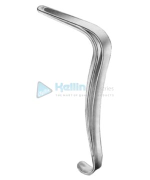 Kristeller Vaginal Speculas 70x15mm Set of 1 Specula + 1 Retractor