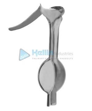 Steiner-Auvard Weighted Vaginal Speculum, Slightly Curved Blade Size 14cm X 3cm/5.5cm