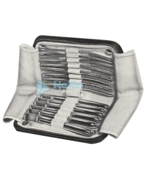 Hegar Uterine Dilators 4.0-17.0mm Set of 14