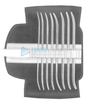 Pratt Uterine Dilators Set of 8 Pieces in Pouch