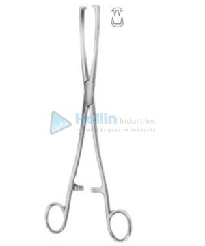 Museux Tenaculum Forceps BJ 2:2 Straight 8mm 24cm/9½"