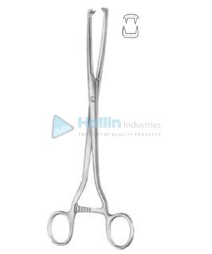 Museux Tenaculum Forceps BJ 2:2 Straight 10mm 24cm/9½"