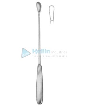 Gourdet Uterine Curettes 8mm 28cm/11" Fig # 2