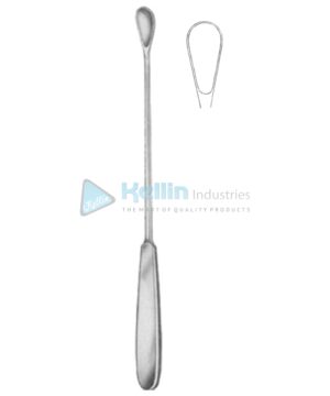 Gourdet Uterine Curettes 14mm 28cm/11" Fig # 5