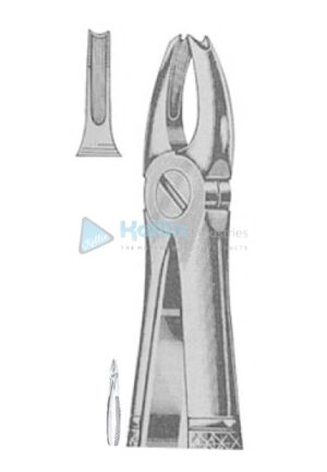 English Patterns Tooth Extracting Forceps Fig 168