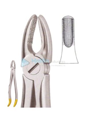 Diamond Coated Ergo Grip Tooth Extracting Forceps Fig 0