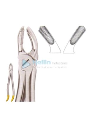 Diamond Coated Ergo Grip Tooth Extracting Forceps