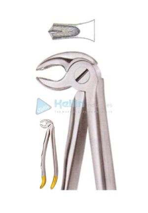 Diamond Coated Ergo Grip Tooth Extracting Forceps Fig 22
