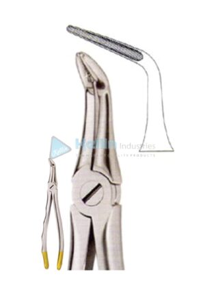Diamond Coated Ergo Grip Tooth Extracting Forceps Fig 48