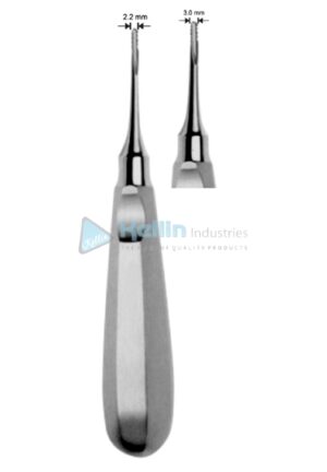 Atraumatic Extraction Serrated Tip Elevators 3.0 mm