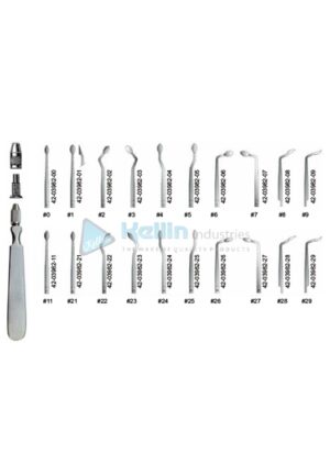 Syndesmotomes Full Set Composed of 20 Interchangeable Tips and One Handle