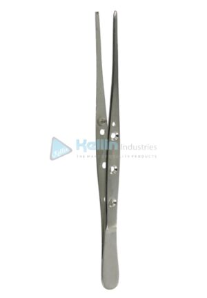 Semken-Taylor Tissue Forceps Straight 1x2, 12.5cm/5"