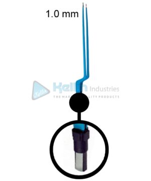 Bayonet Bipolar Forceps Straight EU Plug Width Of Tips 1.0 mm, 24cm/9 1/2 "