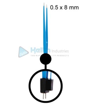 Irrigation Bipolar Forceps Straight US Plug Width Of Tips 0.5 x 8 mm, 18cm/7 "