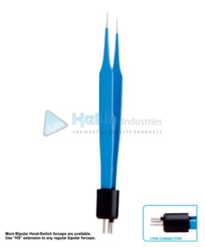 Jeweler Bipolar Hand-Switch Forceps # 4, 10cm/4 "