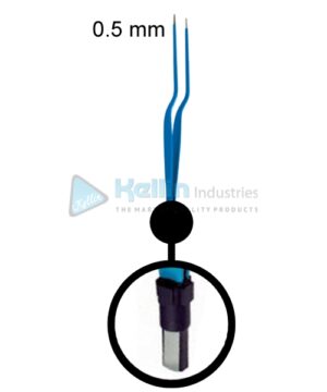 Scoville Greenwood Bayonet Neurosurgical Bipolar Forceps EU Plug Widht Of Tips 0.5 mm, 19.5cm/7 3/4 "
