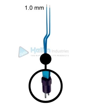 Yasargil Bayonet Neurosurgical Bipolar Forceps US Plug Widht Of Tips 1.0 mm, 20cm/8 "