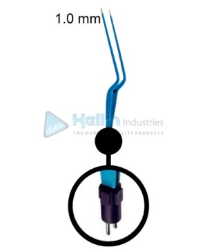 Hardy Bayonet Neurosurgical Bipolar Forceps US Plug Width Of Tips 1.0 mm, 21.5cm/8 1/2 "