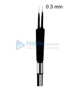 Jeweler Non-Stick Bipolar Forceps #5 EU Plug Width Of Tips 0.3 mm, 11cm/4 1/2 "