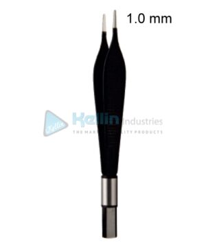 Adson Non-Stick Bipolar Forceps EU Plug Width Of Tips 1.0 mm, 12cm/4 3/4 "