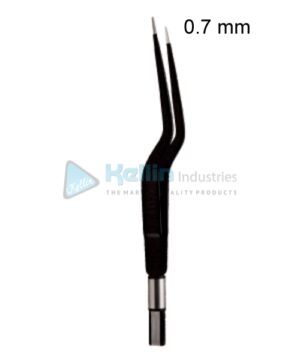 Bayonet Non-Stick Bipolar Forceps EU Plug Width Of 0.7 mm, 15cm/6 "