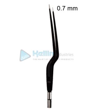 Bayonet Non-Stick Bipolar Forceps EU Plug Width Of 0.7 mm, 20cm/8 "