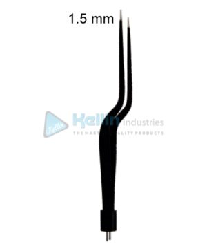 Jansen Bayonet Non-Stick Bipolar Forceps US Plug Width Of 1.5 mm, 15cm/6 "