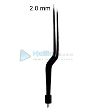 Yasargil Bayonet Non-Stick Bipolar Forceps US Plug Width Of 2.0 mm, 20cm/8 "