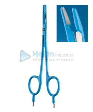 Bipolar Clamp Scissors Straight 14cm/5 1/2 "
