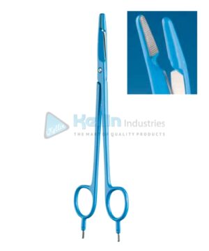 Bipolar Clamp Scissors Straight 19cm/7 1/2 "