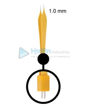 Adson Disposable Bipolar Forceps US Plug Width Of Tips 1.0 mm, 12cm/4 3/4 "