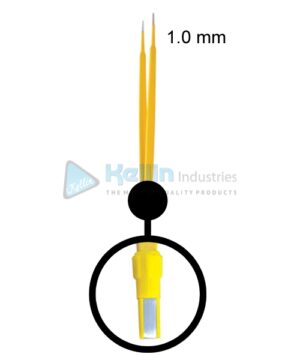 Gerald Disposable Bipolar Forceps EU Plug Width Of Tips 1.0 mm, 12cm/4 3/4 "