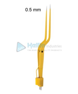 Jansen Bayonet Irrigation Disposable Bipolar Forceps US Plug Width Of Tips 0.5 mm, 16cm/6 1/4 "