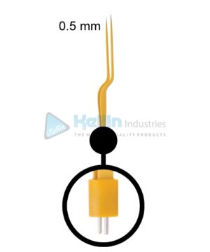 Jansen Bayonet Disposable Bipolar Forceps US Plug Width Of Tips 0.5 mm, 20cm/8 "